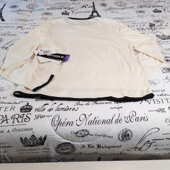 SAG HARBOR "Two-fer" Cardigan - Picture 5 of 5